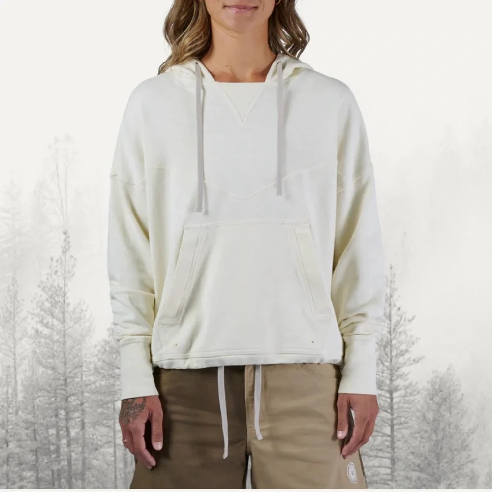 Astral Sunrise Hemp Hoodie, Sand White - Picture 1 of 5